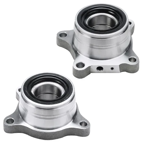 Miniatura 11 de Detroit Axle - 2 Cubos de Cojinetes de Rueda Delantera para Dodge Ram 1500 2009-2011, Conjunto de Cojinetes de Rueda y Cubos 2010, Par de Cubos