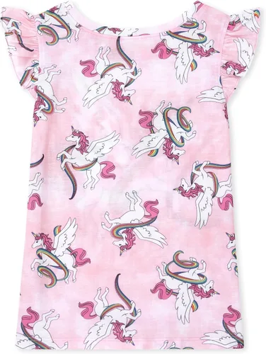Miniatura 5 de The Children's Place Girls Short Sleeve Top and Pants 2 Piece Pajama Sets 2-Pack