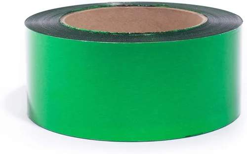 Miniatura 19 de Anderson's Rollo de serpentina metálica brillante negra, cinta de PVC de 2 pulgadas x 500 pies para envoltura de regalos, decoración de bodas