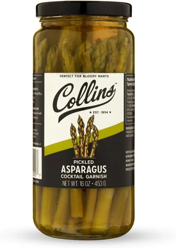 Miniatura 6 de Collins Espárragos gourmet en escabeche Guarnición premium para cócteles, Bloody Mary, ensaladas, bandejas de carne y queso Lanzas de espárragos