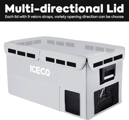 Miniatura 2 de ICECO Cubierta protectora aislada para refrigerador portátil VL75 Pro de doble zona (no apto para VL90 ProD)