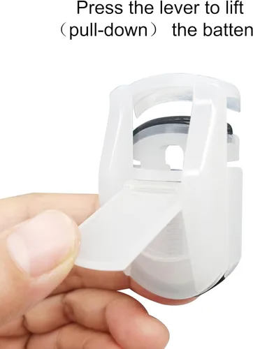 Miniatura 4 de Rizadores de pestañas de tamaño de viaje, mini rizador de pestañas pequeñas portátil, diseño de gran angular para un uso flexible y pestañas