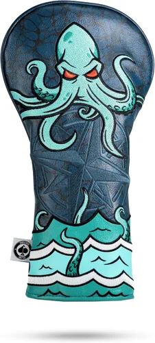 Miniatura 17 de Pins & Aces USA Head Cover - Premium, Hand-Made Leather, Hi Quality Headcover - American Pride Styled, Tour Quality Golf Club Cover - Style and