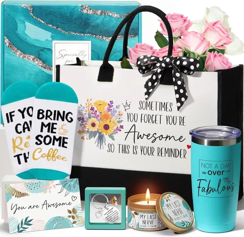 Miniatura 13 de Los mejores regalos para el Día de la Madre o cumpleaños de parte de hija o hijo, canasta de regalos para mamá, mujeres, suegra, nueva mamá o esposa