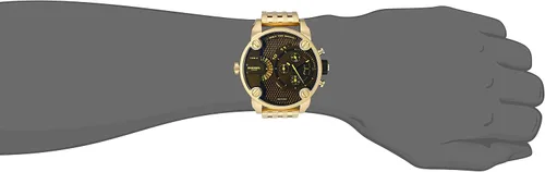 Miniatura 3 de Diesel Reloj analógico de cuarzo dorado para hombre DZ7347 Little Daddy, Movimiento de cuarzo