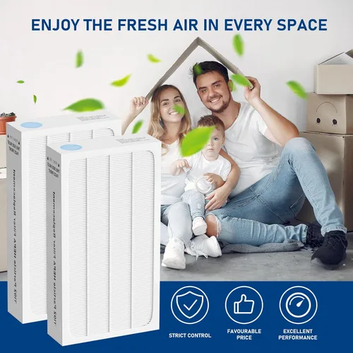 Miniatura 7 de Filtro HEPA tratado Tio2 de repuesto compatible con purificador de aire Electrolux Aerus Lux Guardian, filtro HEPA de alta eficiencia, paquete de 2