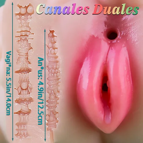 Miniatura 5 de Muñeca sexual realista Torso para hombres – Masturbador masculino de oveja con vaginal apretado, anal profundo, tamaño completo, lindo juguete