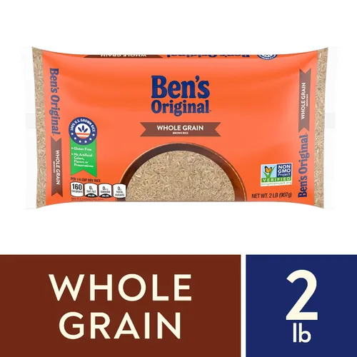 Miniatura 4 de BEN'S ORIGINAL Arroz integral de grano entero, bolsa de 2 lb