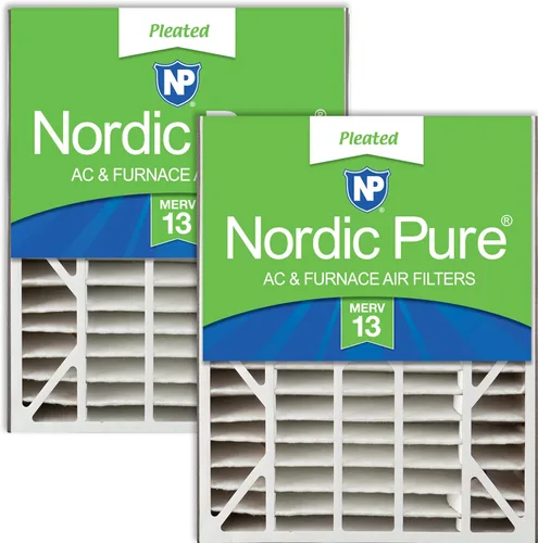 Miniatura 30 de Nordic Pure 20x25x5 (tamaño real: 19 3/4 x 24 1/4 x 4 7/8) Filtro de CA Air Bear MERV 13 Plus Carbon 4 Pack