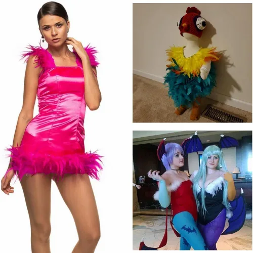 Miniatura 5 de Shekyeon 2 yardas de decoración para vestido con plumas de cuello de gallo