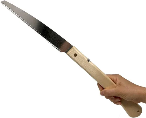 Miniatura 3 de HACHIEMON Sierra japonesa de 8.268 in (8,3 pulgadas) portátil para podar a mano, compacta y suave