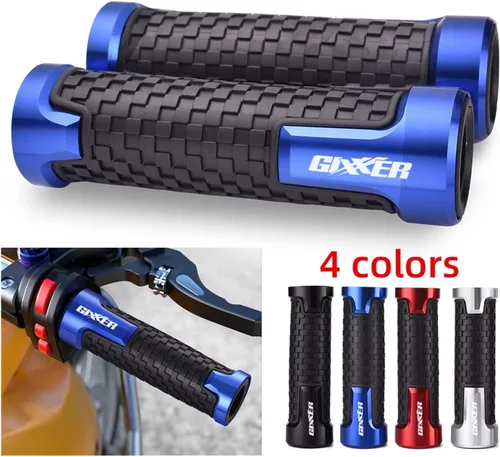 Miniatura 4 de Empuñaduras de manillar de motocicleta, empuñaduras de goma CNC para Suzuki Gixxer 150 Sf 250 Sf Gixxer 155 2020 2021 2022 accesorios de agarre