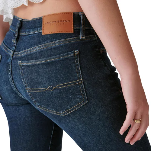 Miniatura 5 de Lucky Brand Sweet Straight de talle medio en Olancha Destructed