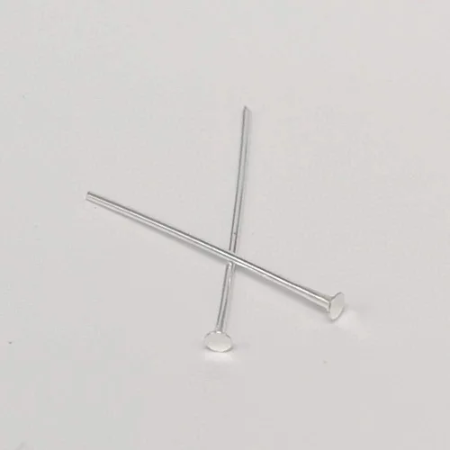 Miniatura 5 de Chenkou Craft 700 pines de cabeza plana surtidos de 7 tamaños para hacer joyas (plata, mezcla)