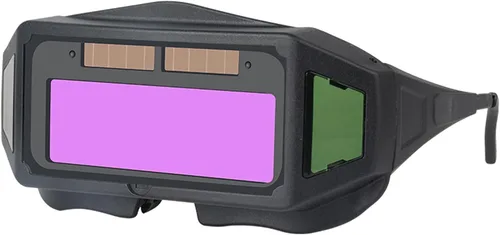Vista panorámica Gafas de soldadura de color verdadero oscurecimiento automático gafas de soldadura soldador seguridad protección ocular máscara
