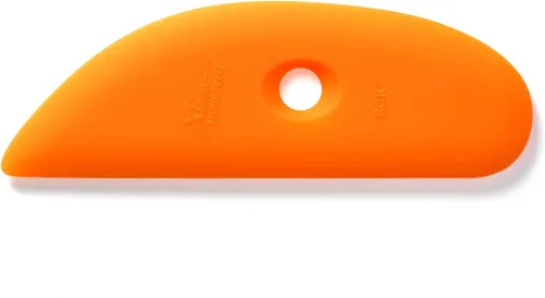 Miniatura 8 de Xiem Herramientas Costilla de arcilla de silicona suave para cerámica y cerámica (SCR3-O-10195)