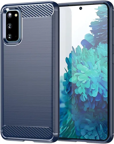Miniatura 50 de Funda EUAGVQY para Samsung A70 Galaxy A70, Funda de Fibra de Carbono de TPU Blanda Antideslizante Duradera y Ligera, Funda Protectora para Samsung