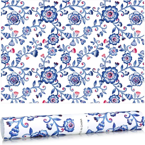 Miniatura 8 de Gersoniel 10 hojas de forros de cajones para aparadores, revestimientos de cajones perfumados, papel perfumado no adhesivo para estantes fragantes