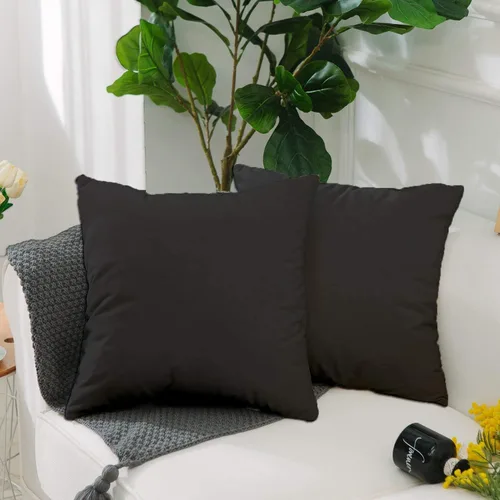 Miniatura 31 de Crown Collection Juego de 2 fundas de almohada estándar de 20 x 26 pulgadas, hipoalergénicas de 600 hilos, 100% algodón egipcio, fundas de almohada