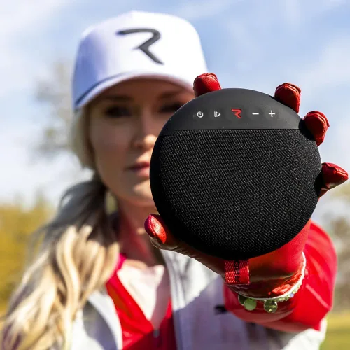 Miniatura 4 de Rad Sound - Altavoz GPS de golf, más de 42,000 campos, distancia de voz, soporte magnético, altavoz Bluetooth para carrito de golf, IPX7