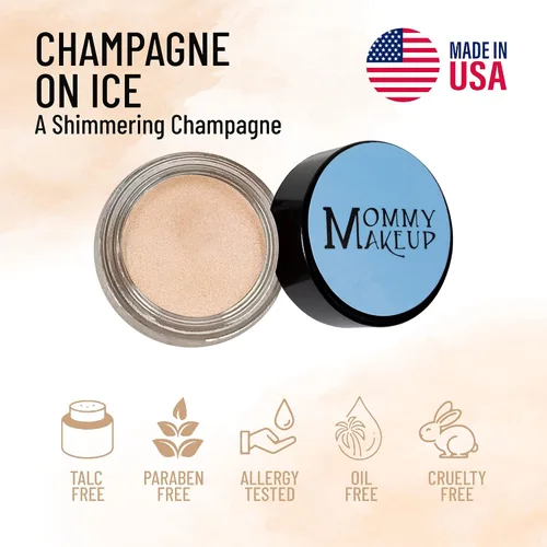 Miniatura 3 de Mommy Makeup Any Wear - Sombra de ojos en crema, impermeable, a prueba de arrugas, larga duración, alto pigmento, sin aceite, crema a polvo
