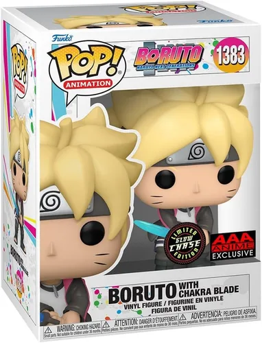 Miniatura 4 de Funko Pop! Animación: Boruto - Naruto Next Generations Boruto con hoja de chakra que brilla en la oscuridad Chase AAA Anime Exclusivo incluido