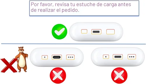 Miniatura 2 de Meenova Reemplazo de auriculares izquierdo A2084, solo lado izquierdo para Pod Pro original de 1ª generación (modelo A2084), compatible con funda
