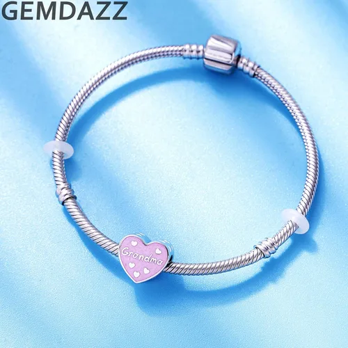 Miniatura 2 de Dijes temáticos de plata de ley 925 para el día de la madre, color azul marino, para mamá, hermana, madre, búho, para pulsera europea, regalo