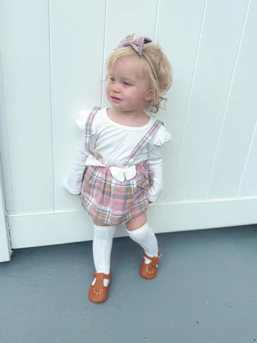 Miniatura 82 de Unutiylo Ropa de bebé recién nacida prematura con tirantes, traje de otoño e invierno, traje de manga larga con volantes