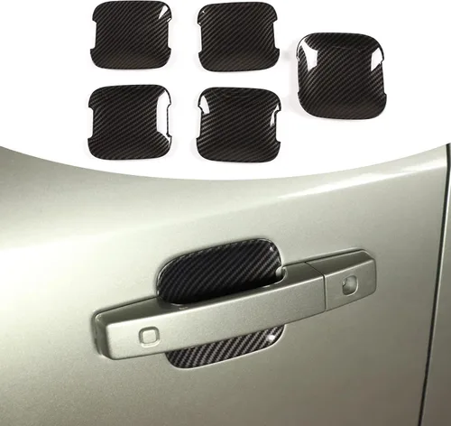 PIUGILH Cubierta de repuesto para manija de puerta de automóvil compatible con accesorios Land Rover Defender 110 2020-2023, protectores protectores