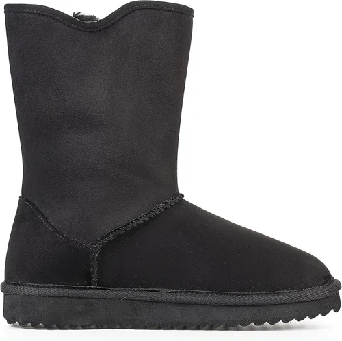 Miniatura 4 de KRABOR Womens Suede Snow Boots Mid-Calf Winter Shoes with Side Bows