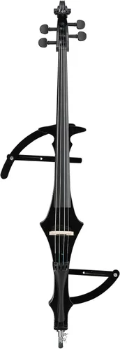 Miniatura 10 de Kit de violonchelo eléctrico 4/4 para adultos, principiantes, juego completo de violonchelo de tamaño completo con bolsa portátil, arco, colofonia