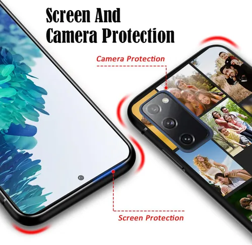 Miniatura 6 de Personalizar Fotos Funda para Samsung Galaxy S20 FE 5G con múltiples imágenes Collage Letter - Personalizado S 20 fe 0.18 oz Smart/Celular/Teléfono