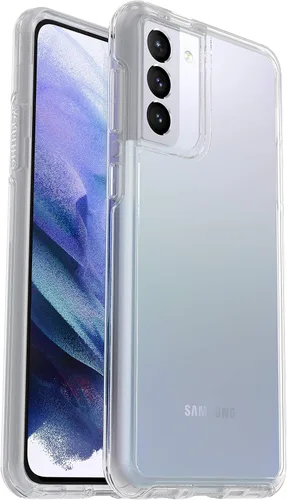 Miniatura 9 de OtterBox Para Samsung Galaxy S21 5G, elegante funda protectora transparente a prueba de caídas, serie Symmetry Clear, transparente, embalaje