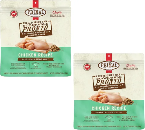 Miniatura 29 de Primal - Alimento liofilizado para perros, Pronto Mini Nuggets, cordero; tomar y servir, comida completa y equilibrada; también se puede utilizar