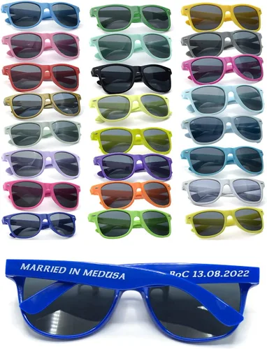 Miniatura 7 de Gafas de sol de fiesta personalizadas, regalos de boda a granel, regalos para invitados, cumpleaños, licenciatura, graduación, novia, novia, Mezclado