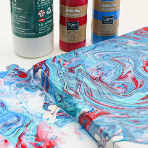 Miniatura 5 de Artecho Medio de Efectos de Vertimiento 8oz / 236ml, Medio Acrílica para Pintura Acrílica