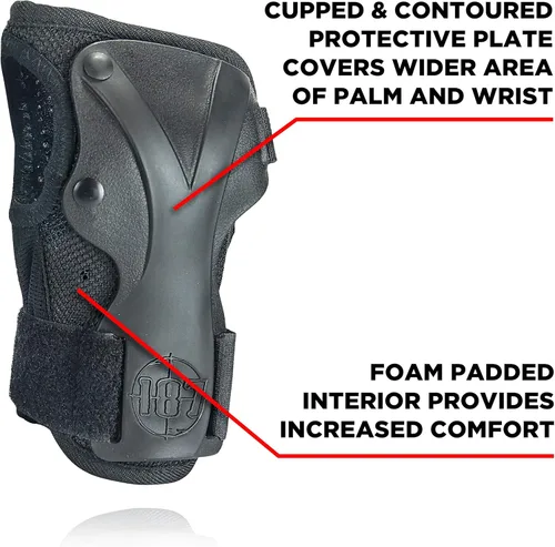 Miniatura 2 de 187 Killer Pads Protectores de muñeca Derby – Protección deslizante para muñeca Roller Derby