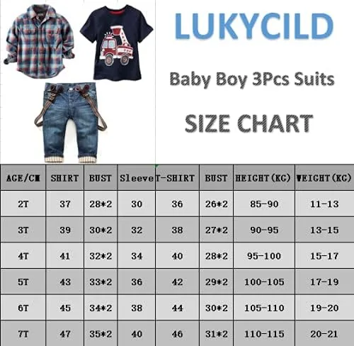 Miniatura 2 de LUKYCILD Ropa de niño Ropa de bebé niño Ropa para niños pequeños