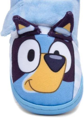 Miniatura 6 de Bluey Pantuflas para niños pequeños con correa de orejas 3D, zapatos de casa