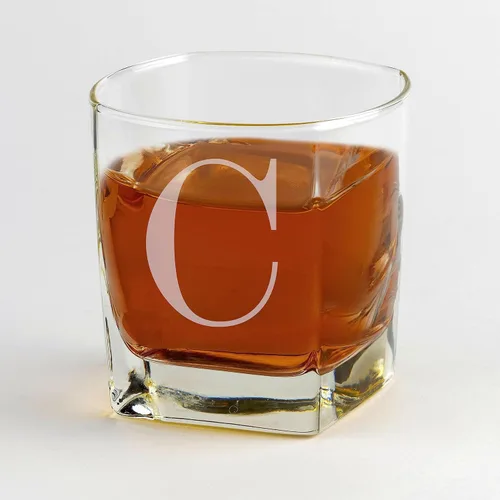 Miniatura 9 de Vaso de whisky con monograma Vidrio de rocas personalizado Vidrio de whisky padrino Vaso de whisky personalizado Vaso de whisky grabado