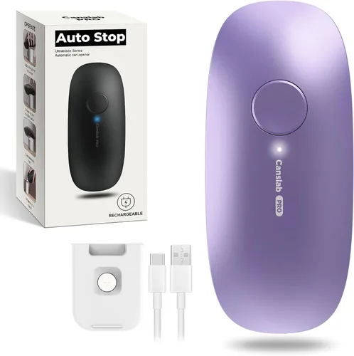 Miniatura 9 de Canslab Ultrablade PRO Abrelatas con Parada Automática - Abrelatas Eléctrico Recargable para Cocina para Personas Mayores con Artritis - Abridor