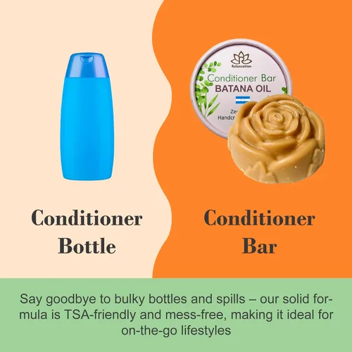 Miniatura 6 de Relaxcation Barra de acondicionador Batana para el crecimiento del cabello, aceite de batana puro y crudo de honduras, hidrata el cabello seco