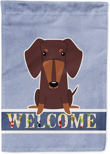 Miniatura 146 de Caroline's Treasures BB5622GF Airedale - Bandera de bienvenida para jardín, bandera decorativa para patio, exteriores, patio, parterres