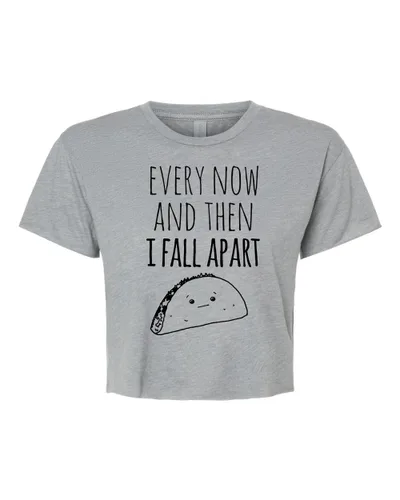 Miniatura 11 de I Walk The Lime, Cute Women's Screen Printed Crop Tee, Shirts With Sayings, Heather Gray or Gold (S, Heather Gray)