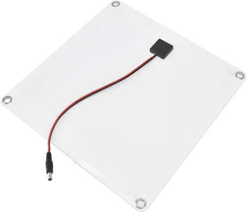 Miniatura 7 de Kit de ventilador de ventilación de panel solar de 10 pulgadas, ventilador de escape portátil con malla protectora, mini ventilador de 12 V 100 W