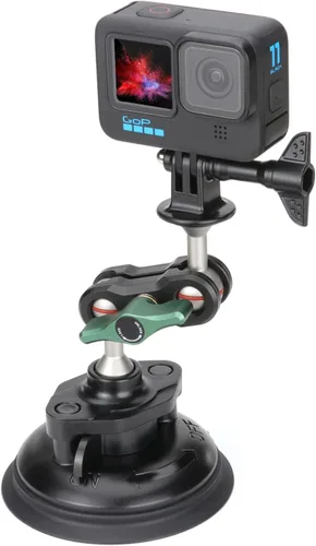 Miniatura 8 de SEASKY S1 Potente cámara deportiva con ventosa para GoPro Hero 13/12/11/10/9/8 Negro DJI Action 5/4/3/2 Pocket Insta360 X5 X4 X3 X2 Ace Pro 2