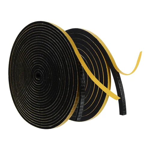Miniatura 13 de Cinta de espuma de alta densidad, tira de sellado impermeable, tiras CR de neopreno, adhesivo de una sola cara, sello de EVA 1 pulgada de ancho x