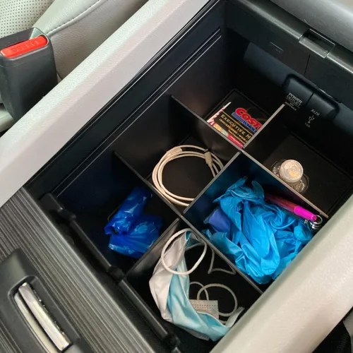Miniatura 4 de Organizador de consola central divisores para Honda Pilot 2016-2022 / Ridgeline 2017-2022 2023/Passport 2019-2022 2023, accesorios de plástico ABS