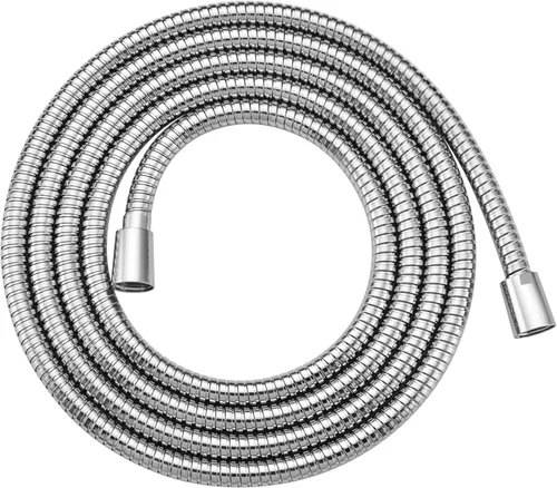 Miniatura 12 de BRIGHT SHOWERS Manguera de ducha para cabezales de ducha de mano, cable de 96 pulgadas extra largo de acero inoxidable, manguera de ducha de mano